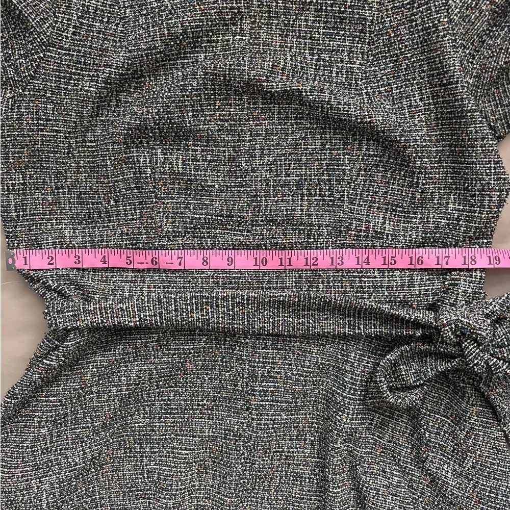 Lane Bryant Tweed Knit Belted Midi Dress 14 - Picture 5 of 8
